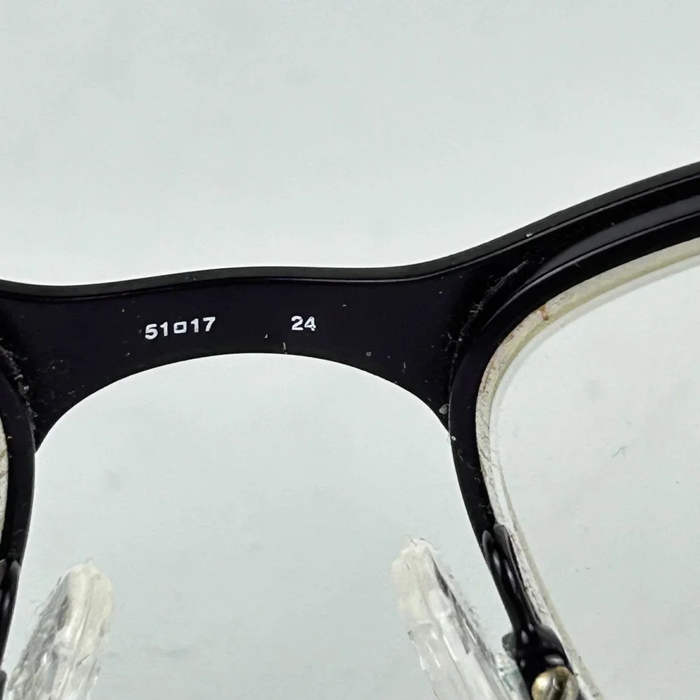 Banana Republic Camila Unisex Adult Eyeglasses Frame Black Half Rim 51-17-135 mm